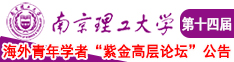 嗯啊嗯哦力鸡巴抠逼南京理工大学第十四届海外青年学者紫金论坛诚邀海内外英才！